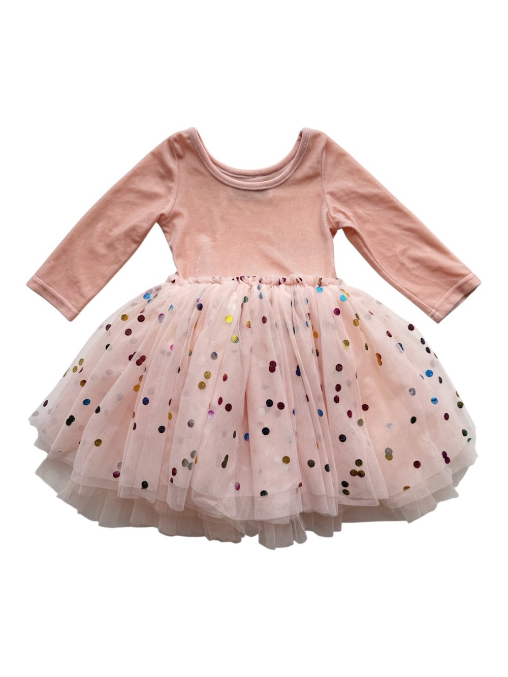 Only Little Once Confetti Tutu Dress Size 4/5